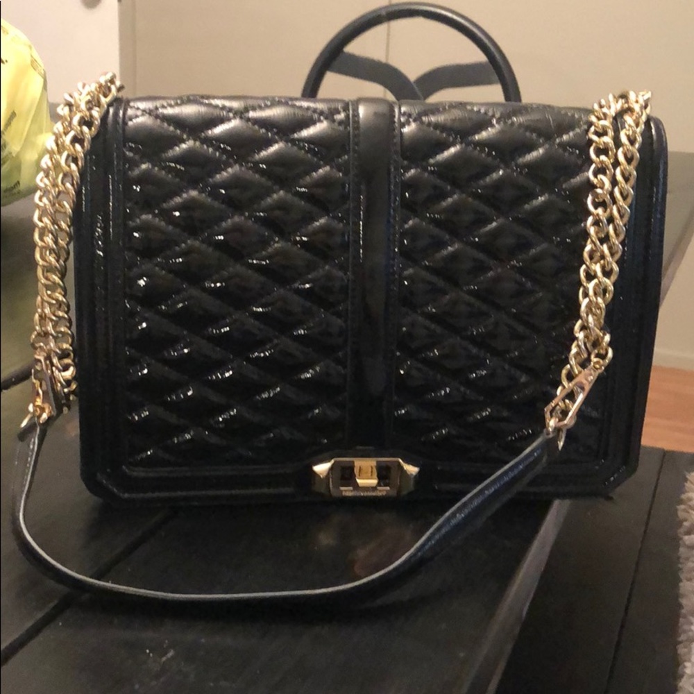 Rebecca Minkoff Quilted Leather Love Jumbo